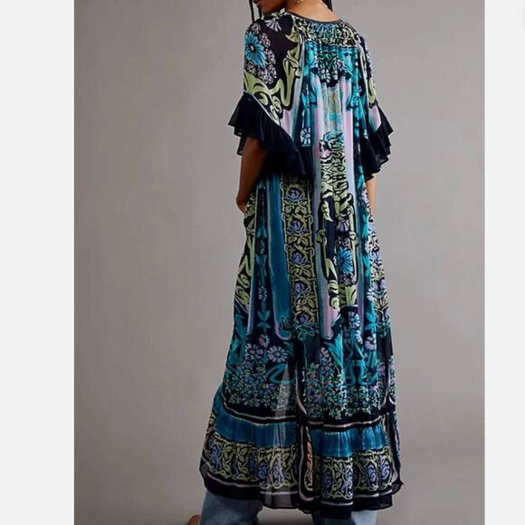 Free People Back to Barcelona Kaftan • Size M - Picture 3 of 8